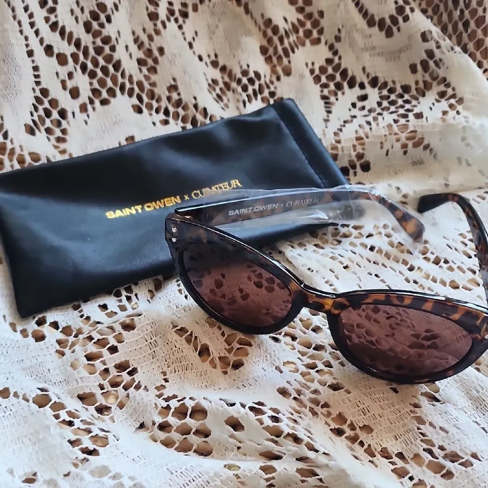 Saint Owen Curateur Tortoise Shell Sunglasses NWOT